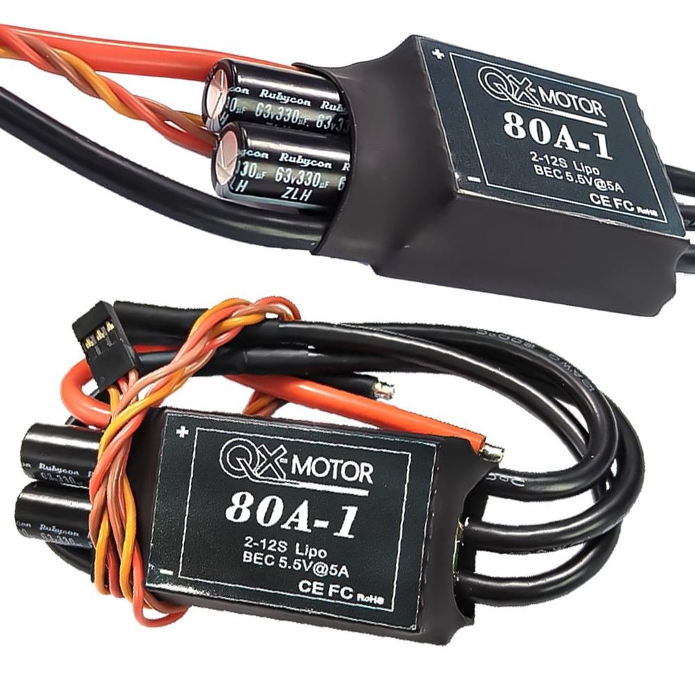 Brushed Drone Motor - 80A 2-12S Pengontrol Kecepatan ESC Tanpa