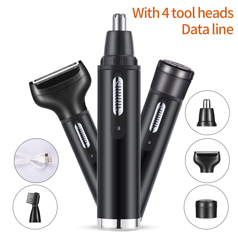 4 In 1 Esc - Pemangkas Rambut Telinga Hidung Elektrik untuk