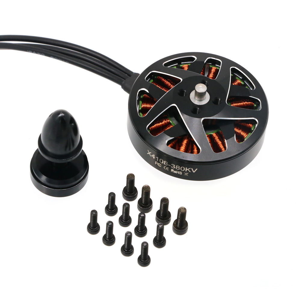 Brushed Drone Motor - 4 Buah UAngel 4108 X4108 380KV