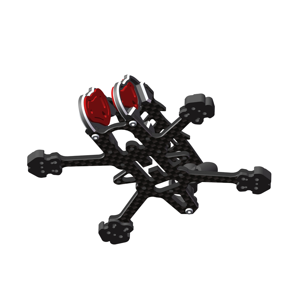 Carbon Fiber Drone Frame - AlfaRC Fox-2 DJI O4 Air Unit