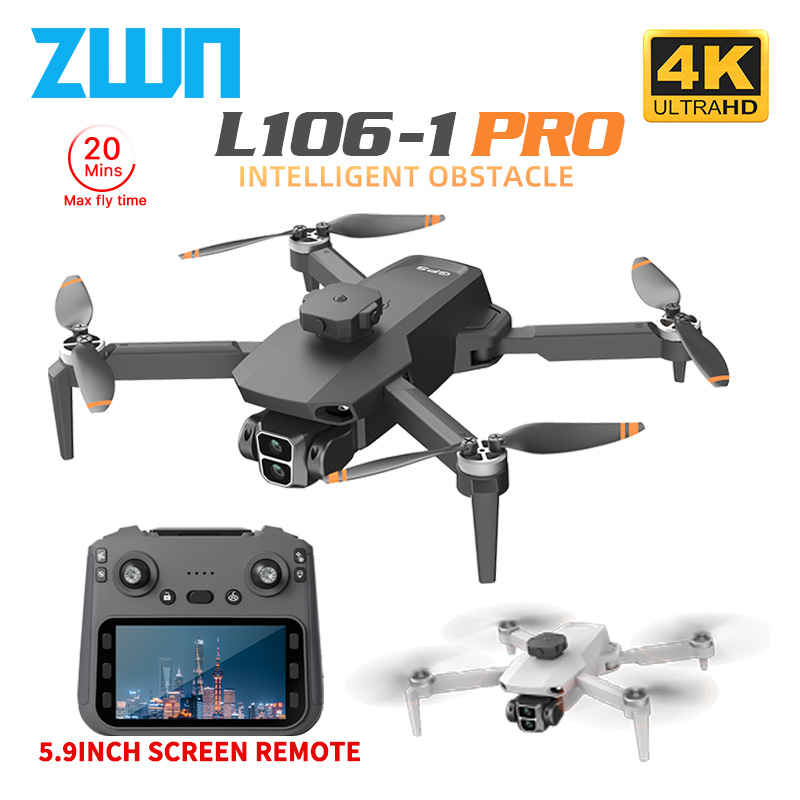 Brushed Drone Motor - L106-1PRO Drone Profesional GPS dengan Layar