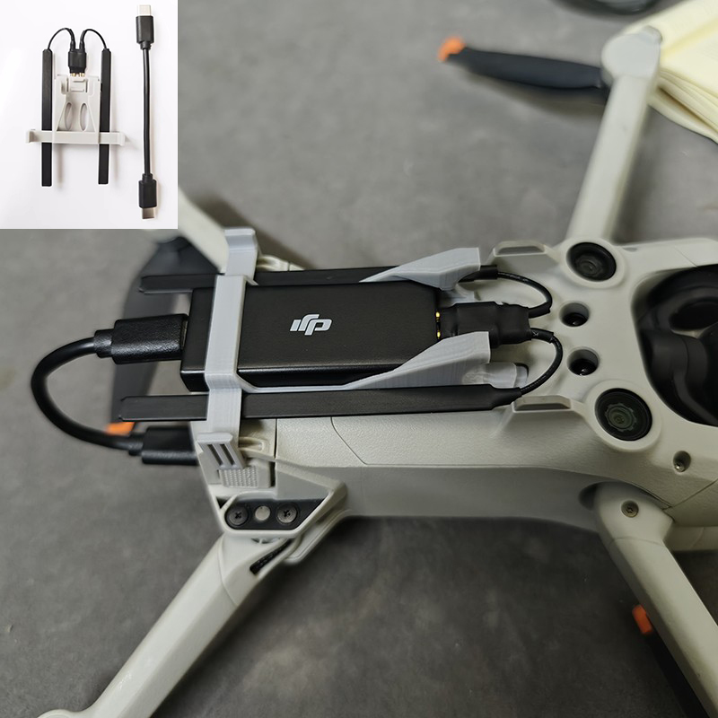 Drone Landing Pad - Braket Tetap untuk Kabel Data Antena