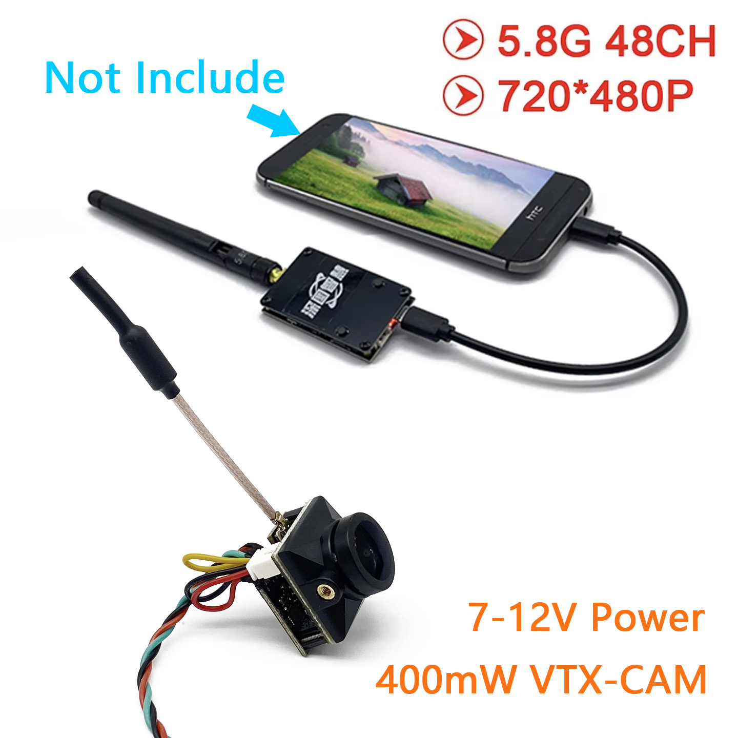 Analog Fpv Camera - SLONWAKE 5.8G Analog UVC OTG Receiver