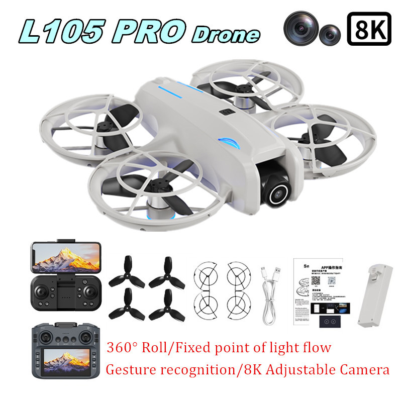 Brushed Drone Motor - Drone L105 PRO Duel Lensa 8k