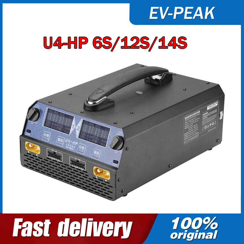 Lipo Battery 6S - EV-PEAK U4-HP 2400W 25A Pengisi/Pengosong Daya
