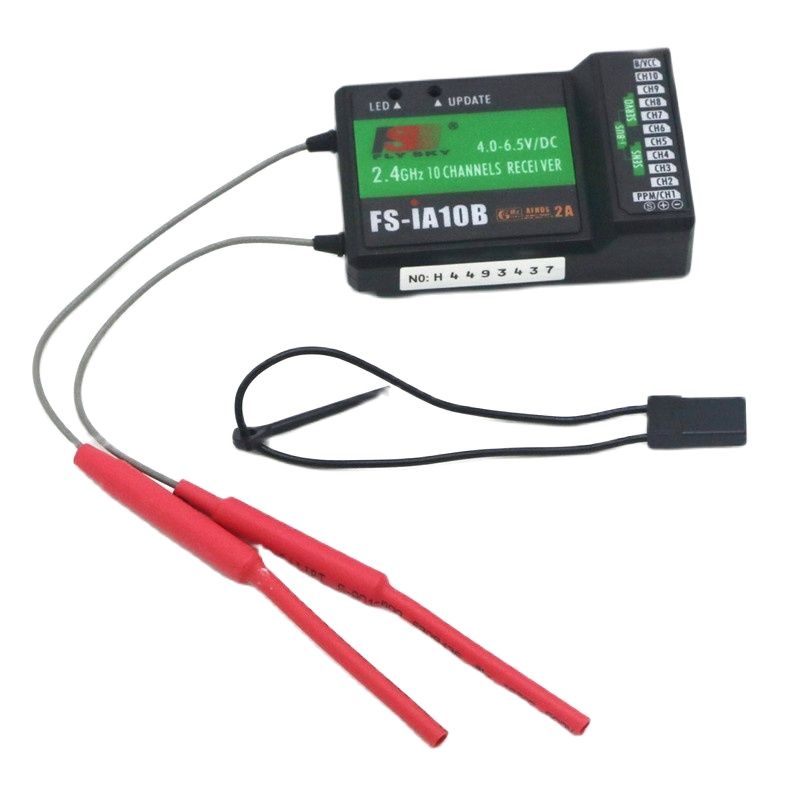 Flysky Transmitter - Flysky penerima FS-iA10B, 2.4GHz dengan AFHDS