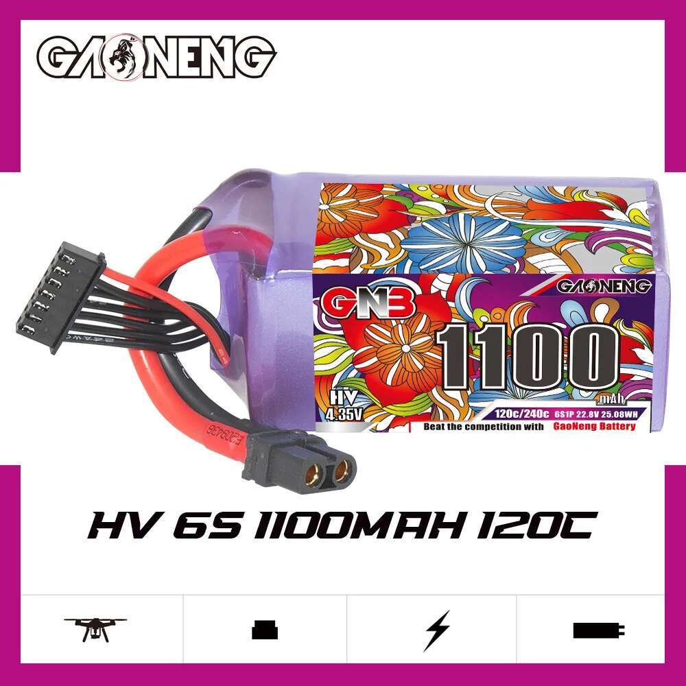 2 Buah Baterai Lipo GNB 6S 22. - Lipo Battery 6S ulasan dan harga