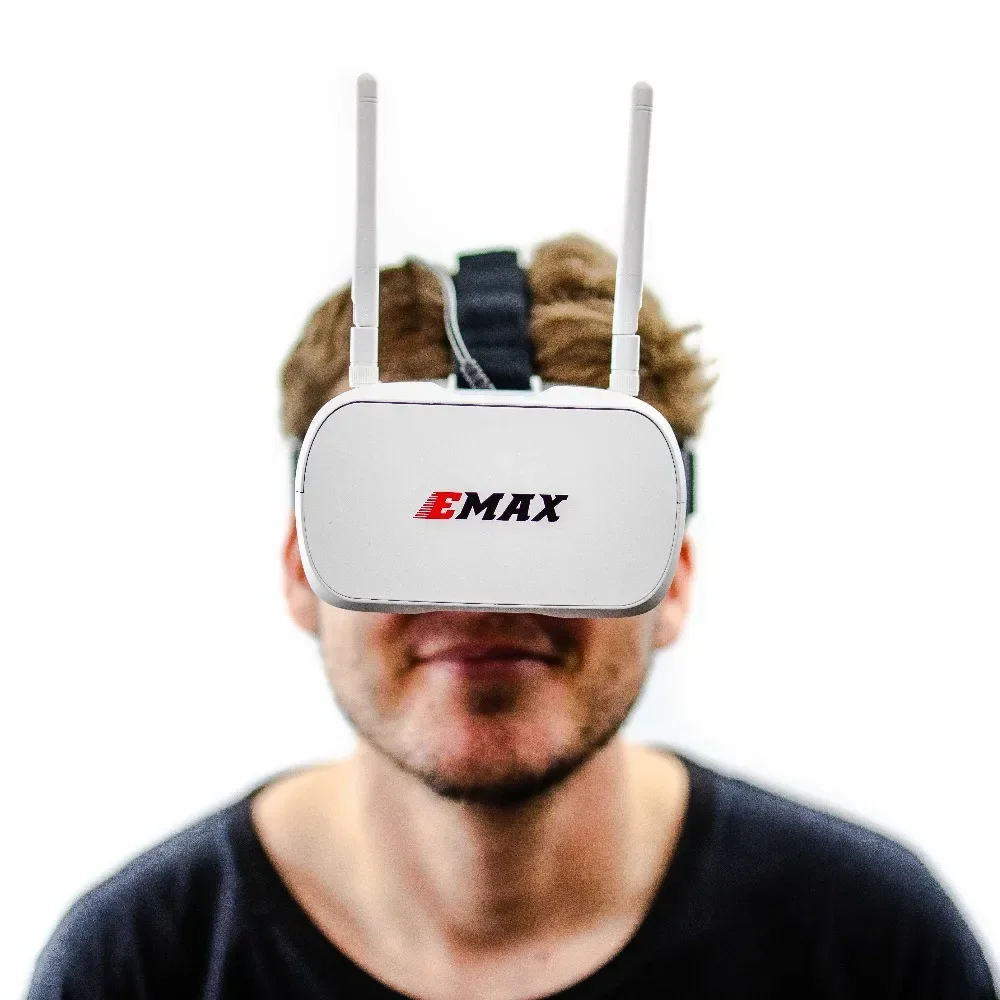 Kacamata FPV Emax 5.8G 48CH Ti - Fpv Goggles ulasan dan harga