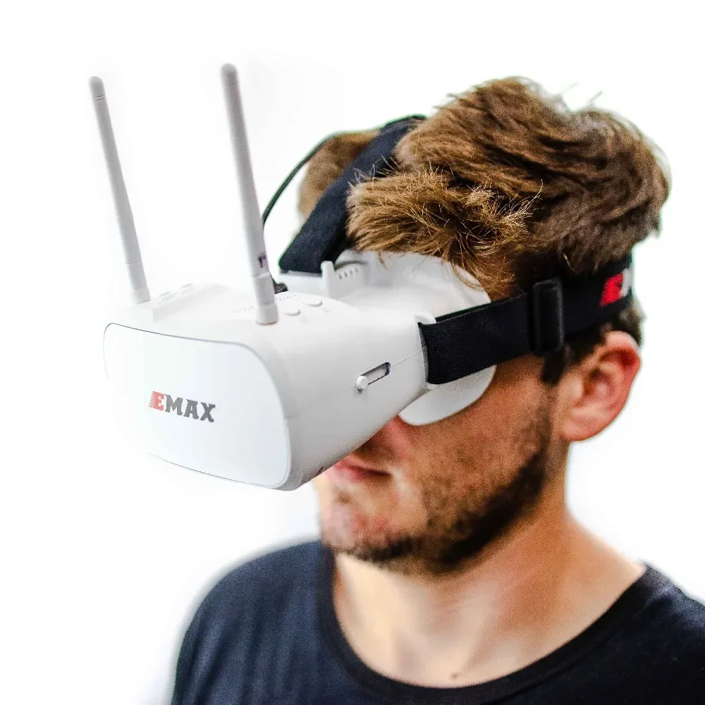 Kacamata FPV Emax 5.8G 48CH Ti - Fpv Goggles ulasan dan harga