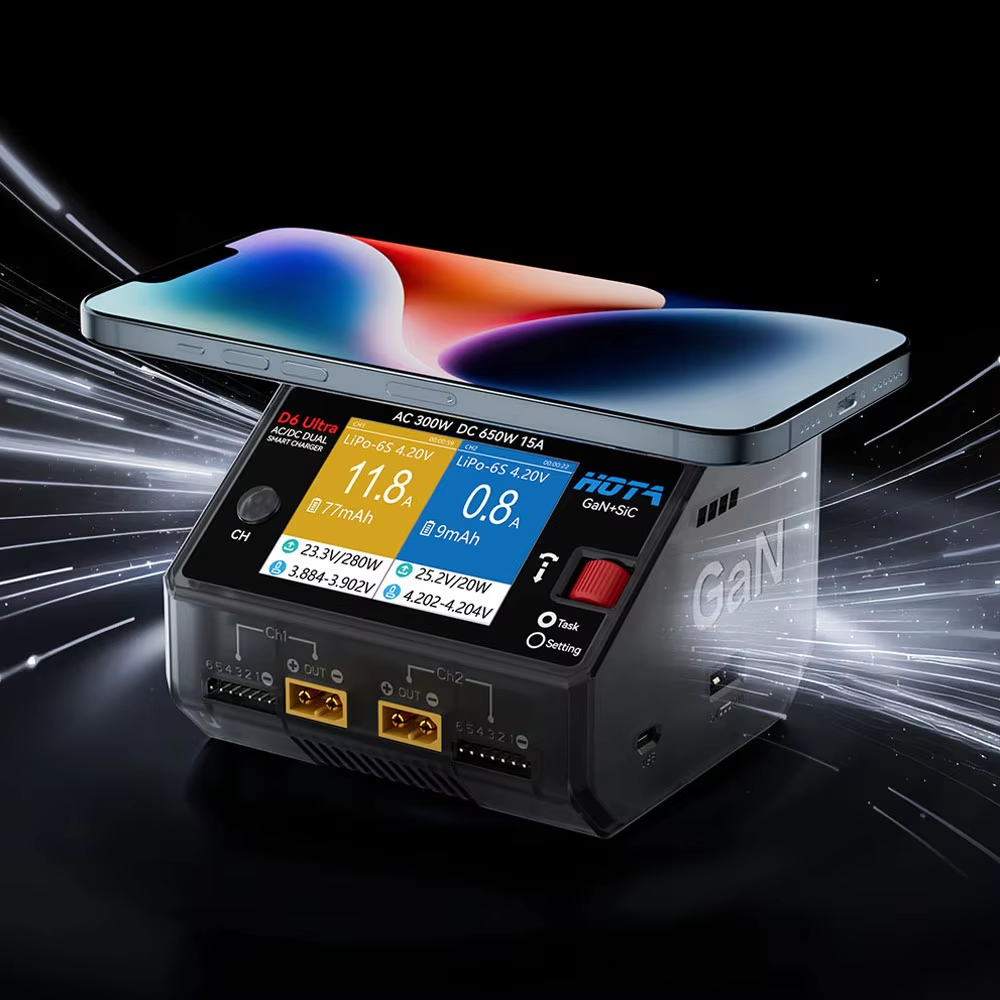 Pengisi Daya Dual Channel HOTA - Lipo Battery 6S ulasan dan harga