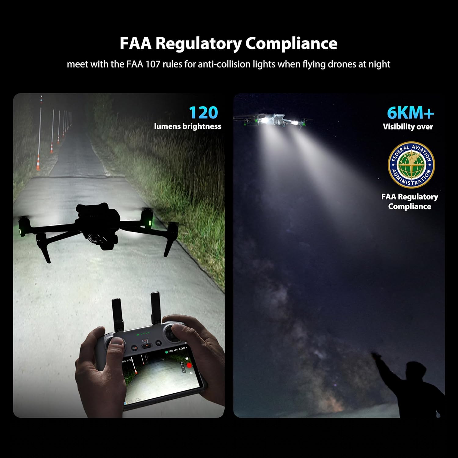 Lampu Strobo Drone STARTRC Lam - Drone Landing Pad ulasan dan harga