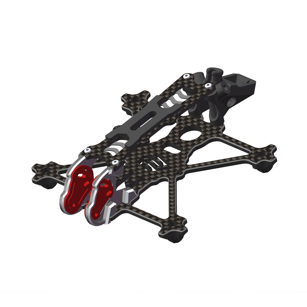 AlfaRC Fi-25 DJI O4 Air Unit 6 - Carbon Fiber Drone Frame ulasan dan harga