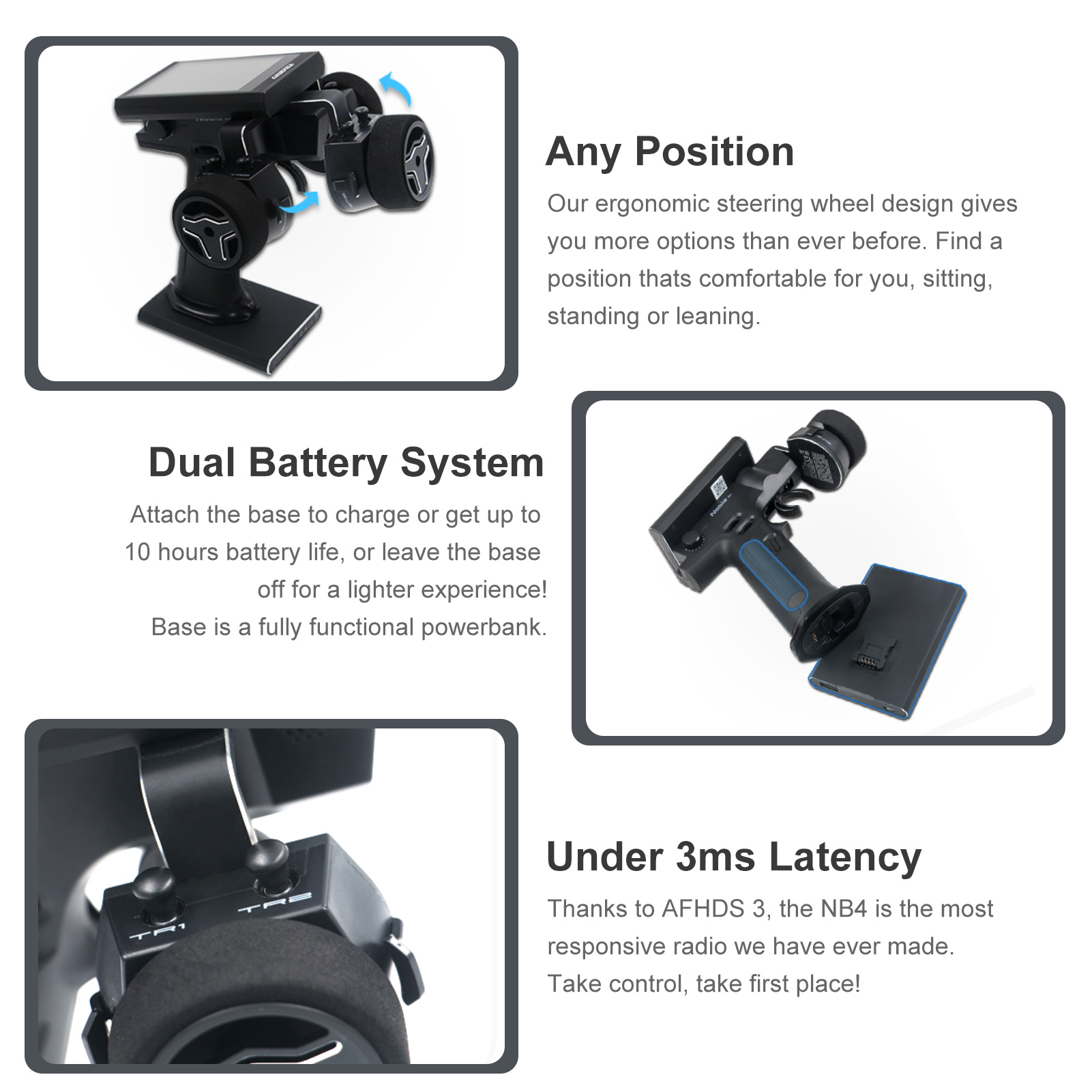 Flysky Noble NB4+ 2.4G 8CH Rad - Flysky Transmitter ulasan dan harga