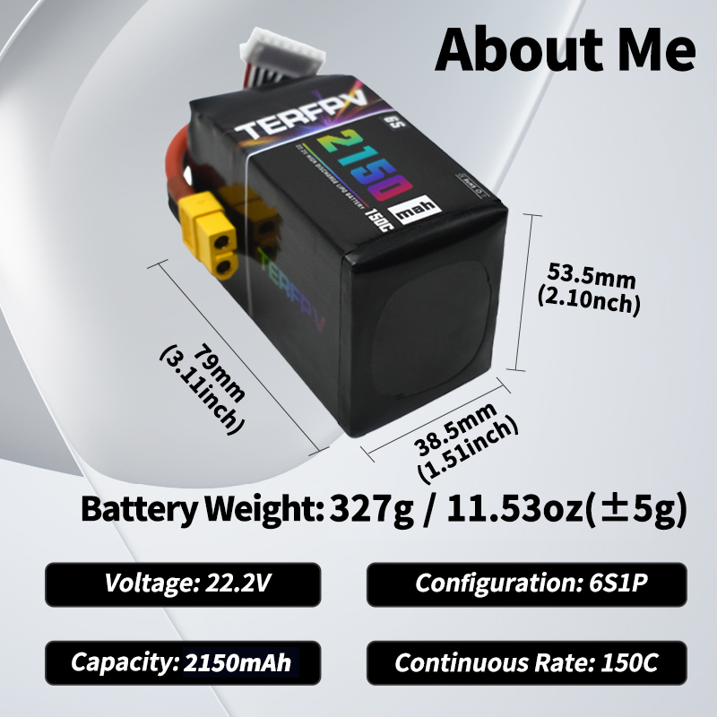Baterai Lipo TERFPV 6S 22.2V 1 - Lipo Battery 6S ulasan dan harga