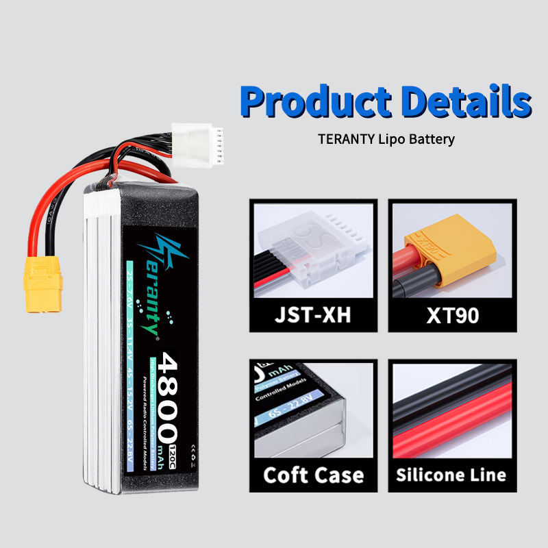 TERANTY 6S 4800MAh Baterai Lip - Lipo Battery 6S ulasan dan harga