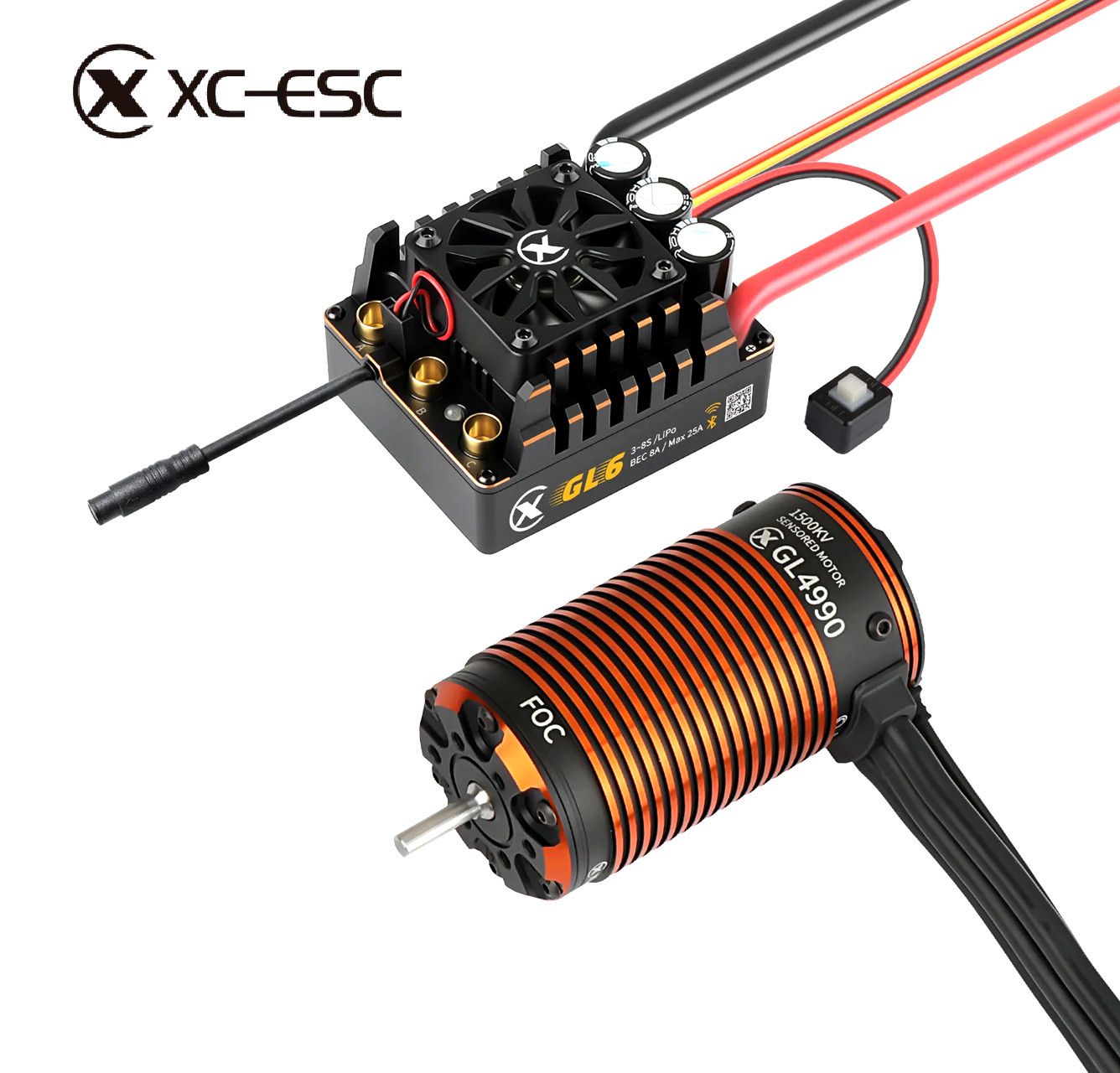 XC COMBO FOC CRAWLER MOTOR BRU - 4 In 1 Esc ulasan dan harga
