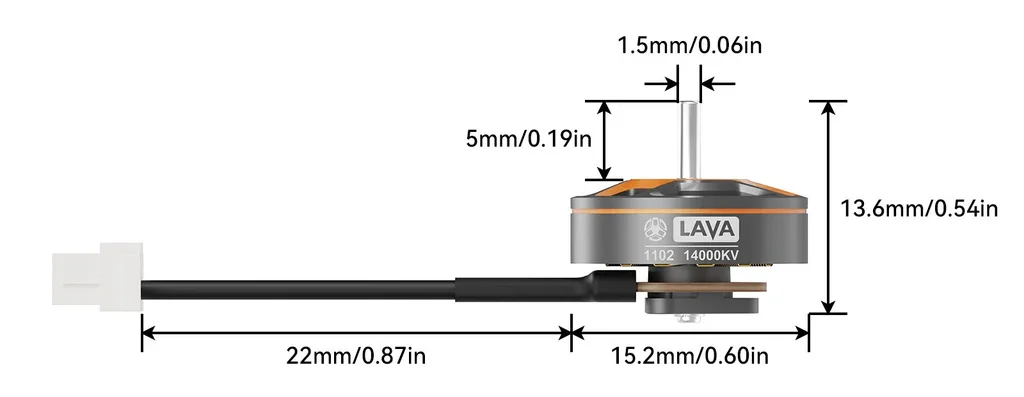 1 Buah/4 Buah BETAFPV LAVA Ser - Brushed Drone Motor ulasan dan harga