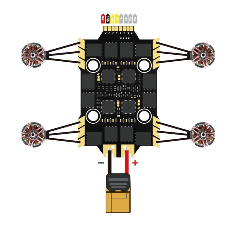 [Promosi] Untuk Drone RC FPV,  - 4 In 1 Esc ulasan dan harga