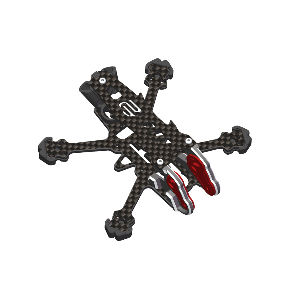 AlfaRC Fox-2 DJI O4 Air Unit 5 - Carbon Fiber Drone Frame ulasan dan harga