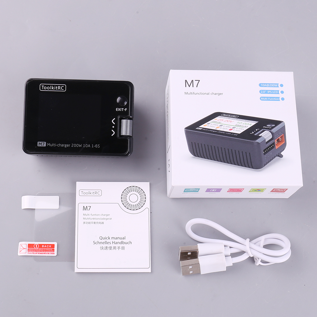 ToolkitRC M7 200W 10A Pengisi  - Lipo Battery 6S ulasan dan harga