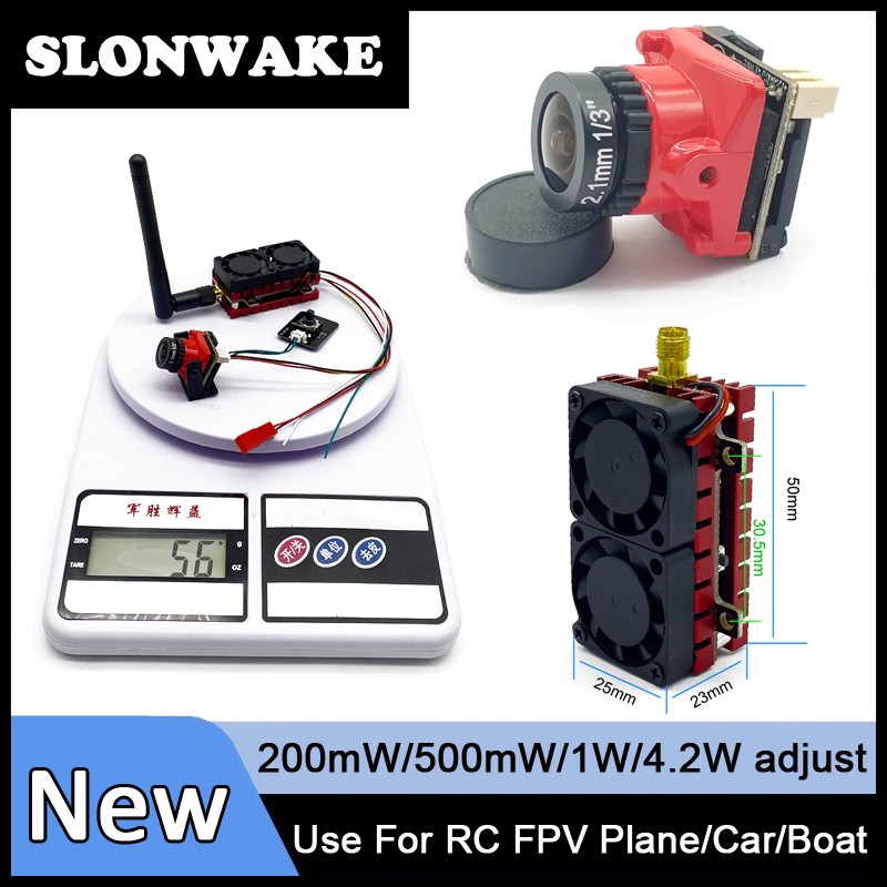 SLONWAKE 5.8G 48CH 4.2W VTX Tr - Fpv Goggles ulasan dan harga