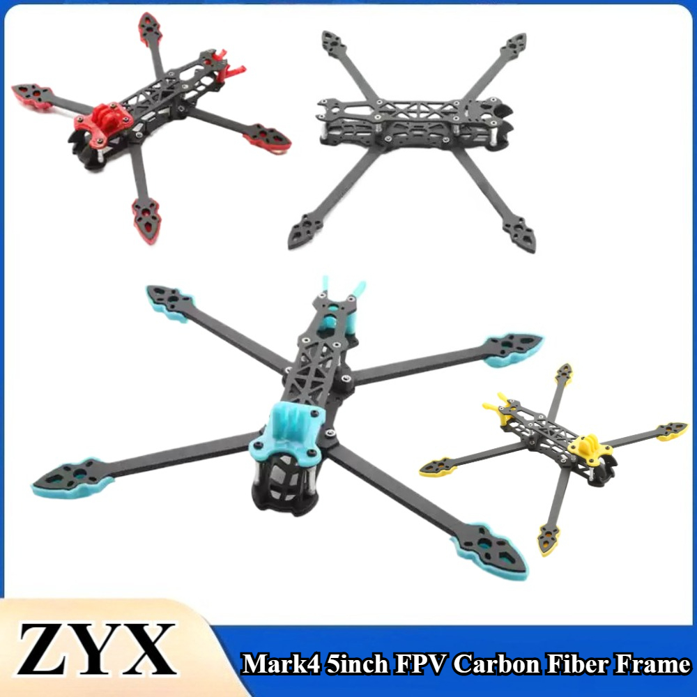 1PCS/lot Mark4 5inch FPV Carbo - Carbon Fiber Drone Frame ulasan dan harga
