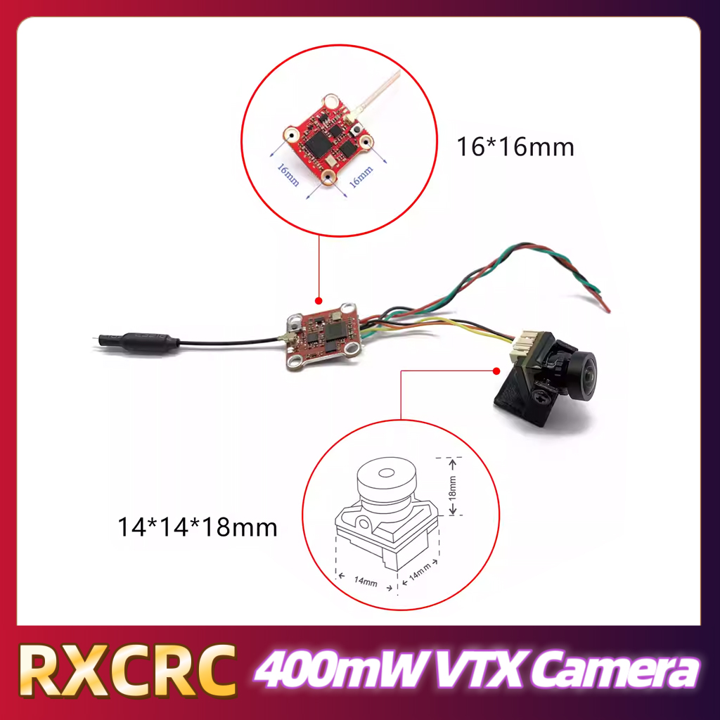 Modul RXCRC 5.8G 400mW VTX Tra - Fpv Camera ulasan dan harga
