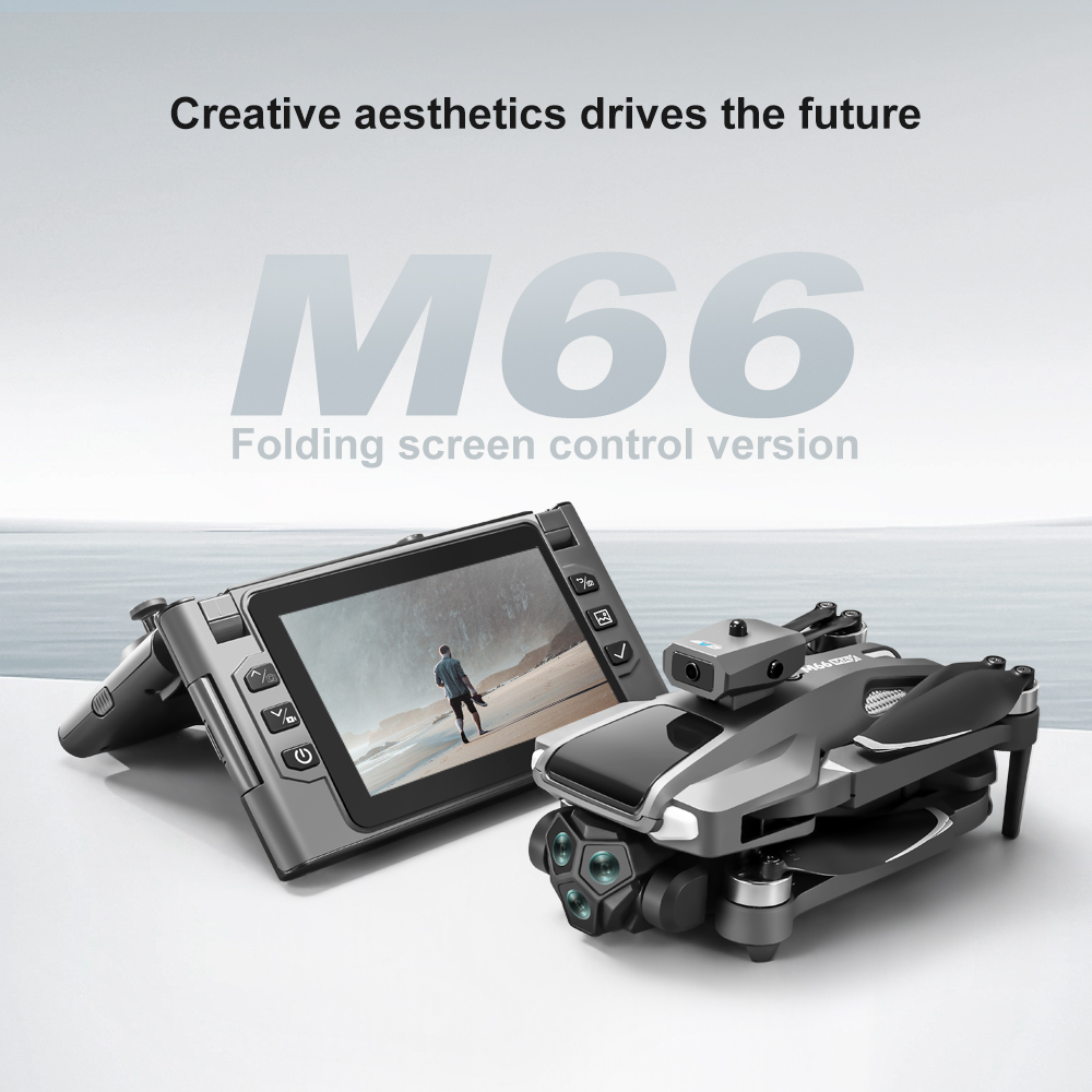 Drone RC Lipat M66 dengan Laya - Brushed Drone Motor ulasan dan harga