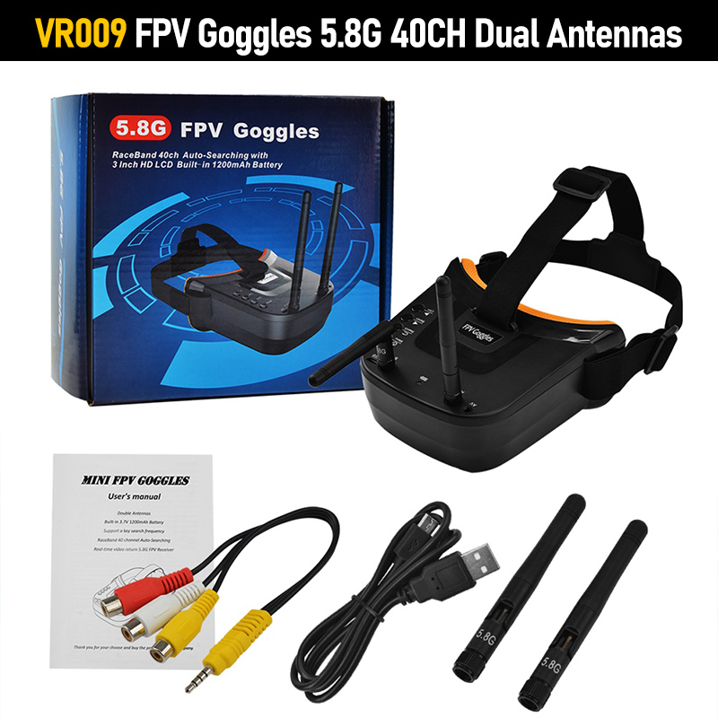 VR009 Kacamata FPV Layar LCD 3 - Fpv Goggles ulasan dan harga