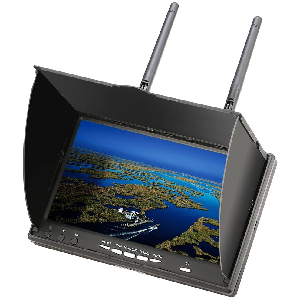 LCD5802D LCD5802S 7 Inci 5.8G  - Fpv Goggles ulasan dan harga
