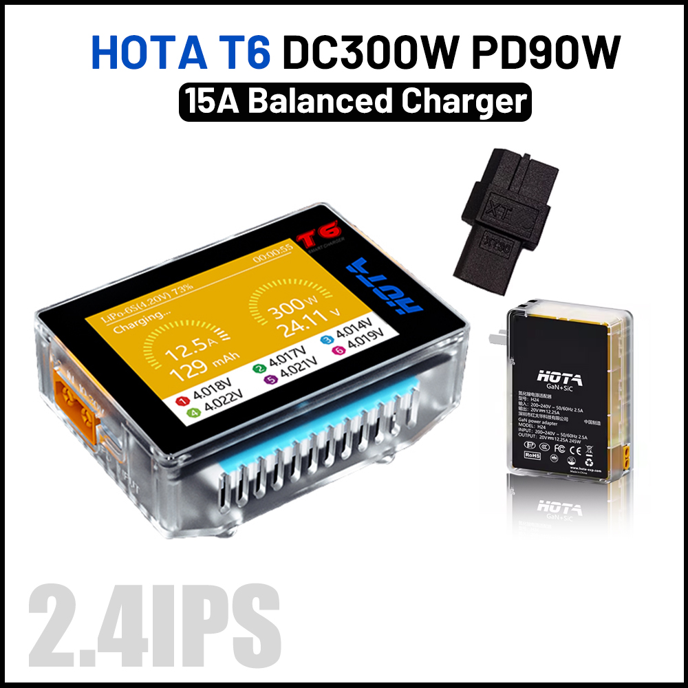 HOTA T6 pengisi daya cerdas 30 - Lipo Battery 6S ulasan dan harga