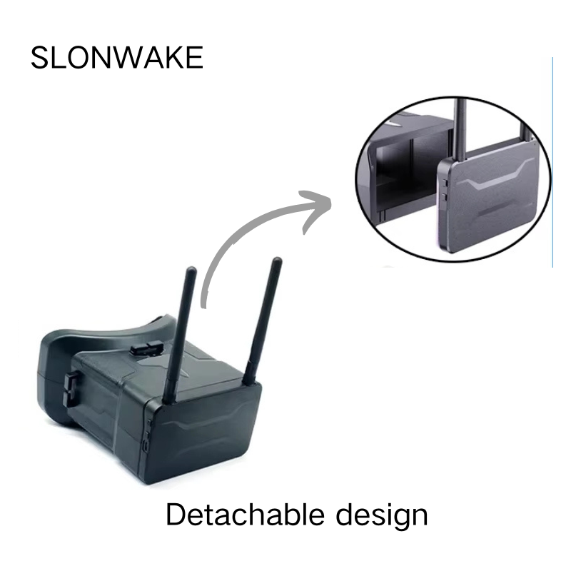 Kacamata FPV 5.8G, Layar 4.3 I - Fpv Goggles ulasan dan harga