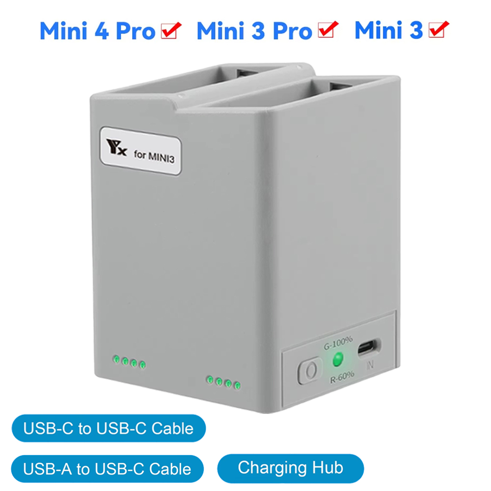 Pengisi Daya Baterai Drone Hub - Dji Mini Drone ulasan dan harga