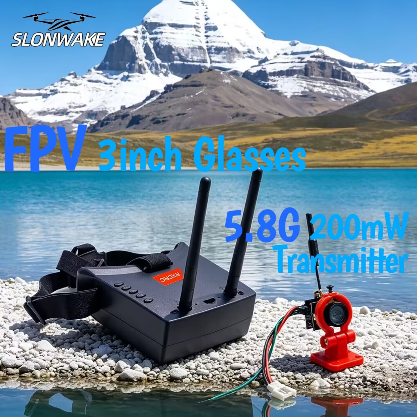SLONWAKE 5.8G Kamera Transmisi - Analog Fpv Camera ulasan dan harga