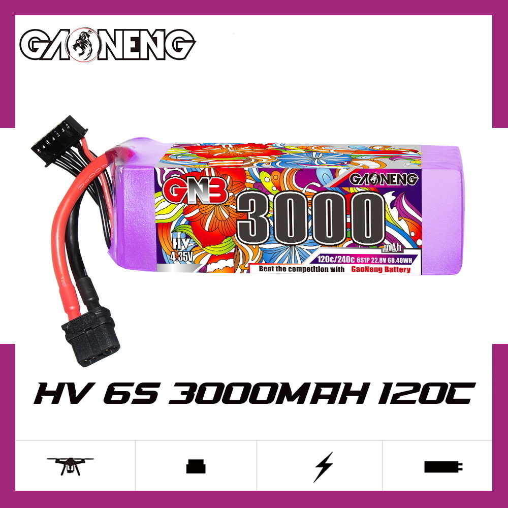 Baterai Lipo GNB 6S 22.8V 3000 - Lipo Battery 6S ulasan dan harga