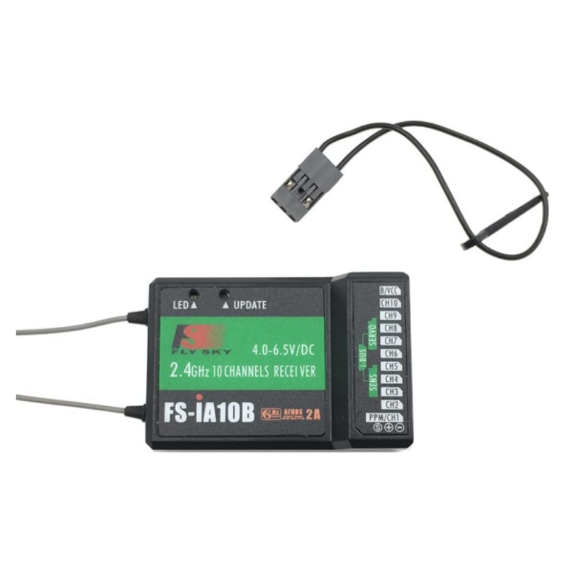 Flysky penerima FS-iA10B, 2.4G - Flysky Transmitter ulasan dan harga