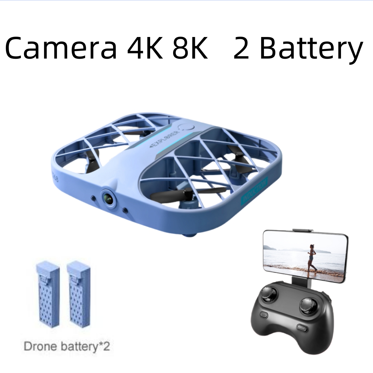 JJRC H107 FPV RC Drone dengan  - Brushed Drone Motor ulasan dan harga