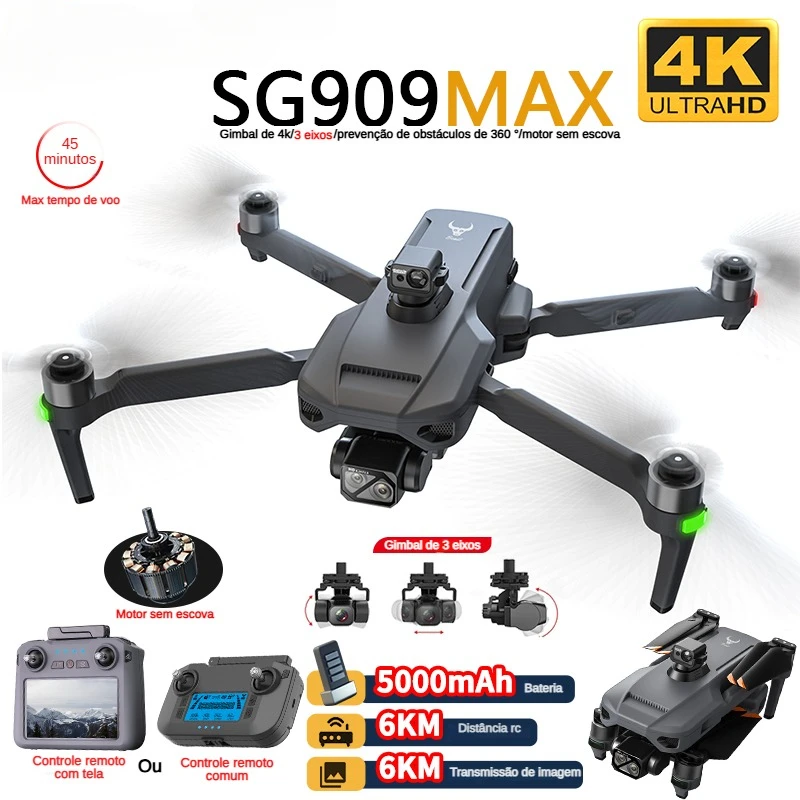 ZLL SG909 SG909MAX Drone profe - Drone Gimbal ulasan dan harga